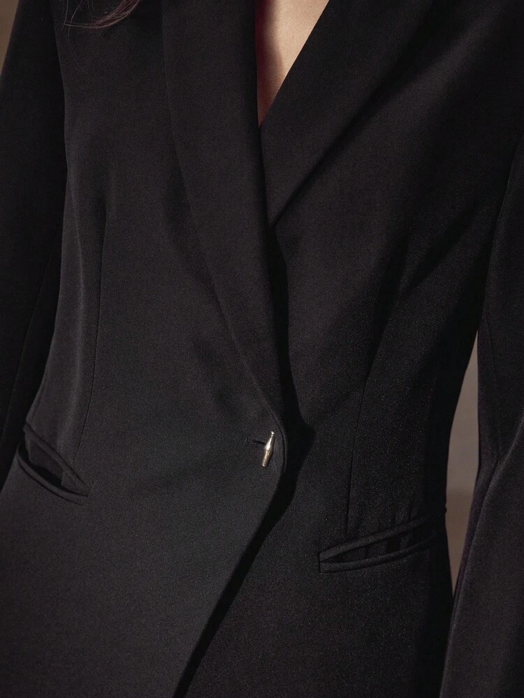 MOTF Classy STRUCTURED SINGLE BUTTON BLAZER