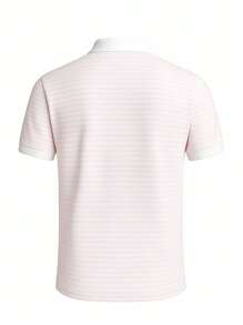 Lacoste Classic Fit Petit Pique Polo Shirt - White Lilac - View 5