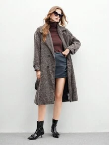 CUCCOO BIZCHIC 2026新款女士黑色漆皮尖头踝靴，低跟短靴，紧身带扣踝靴，时尚大码 - 黑色 - 查看 10