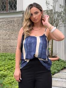 Jeta Ari Tie Dye Cami Top - Multicolor - View 5