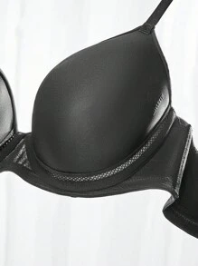 LUVLETTE Áo ngực Plus Dream Curve Support + Áo ngực hỗ trợ che phủ toàn diện mượt mà Áo ngực giảm thiểu kích thước ngực màu đen Áo ngực Flexi SizeFreedom - màu đen - Xem 7