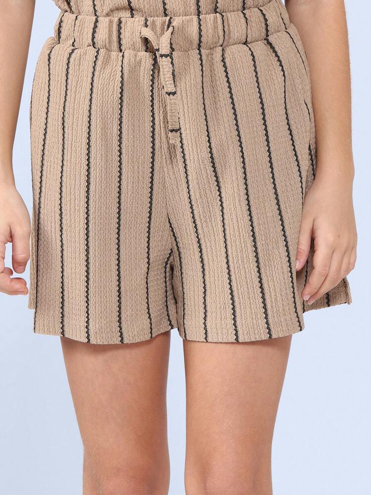 Strappy Sleeveless Tank Top High Waist Shorts Casual Set