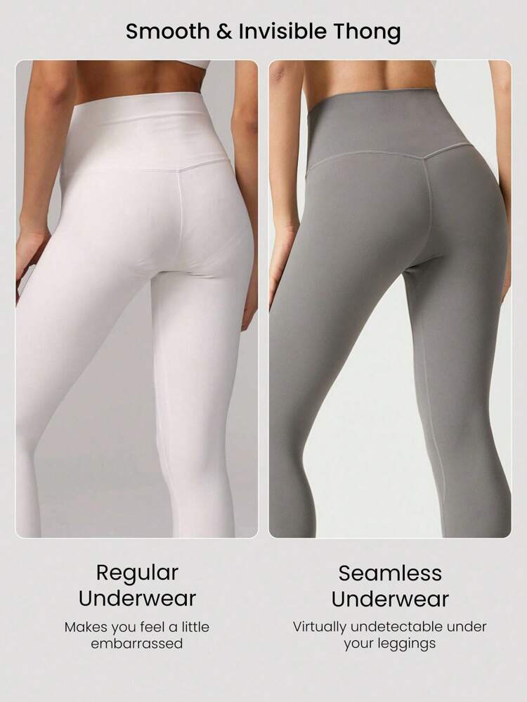 2 paquetes de ropa interior sin costuras de cintura media, transpirable y que absorbe la humedad, de cobertura total y sin marcas para uso diario y entrenamiento