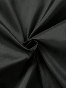 Manfinity Homme 男士连帽拉链加厚背心，男士冬季背心，连帽背心，男士背心，秋季 - 黑色 - 查看 7