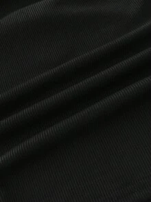 Áo thun tay ngắn bó sát, họa tiết ren chắp vá, màu tương phản đen trắng, ngày lễ tình nhân xuân/hè dành cho bé gái, nhà cửa giản dị, cô gái sạch sẽ, phong cách BM Mỹ, Y2K - màu đen - Xem 6