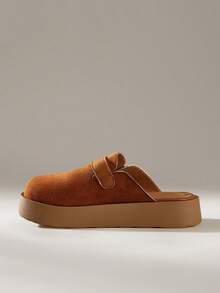 Solecia Einfache, lässige Alltagsschuhe für Frauen mit dicker Sohle - Braun - Übersicht 3