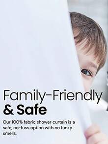 纯色防水浴帘 - 复古浴室装饰，秋季美学，波西米亚风格，可爱的返校必备品，大学宿舍配件，涤纶内衬，防潮，易清洁