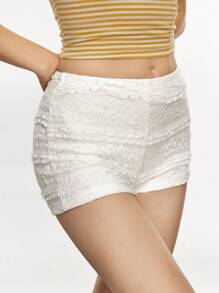 Rina Fox Women's Casual Lace Mini Shorts, Summer