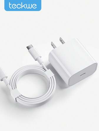 Teckwe ชาร์จเร็ว 30W,14/13/12/11 ที่ชาร์จผนังยูเอสบี ซี เข้ากับสาย USB C ถึง Lightning ใช้ได้กับ 14 Pro Max/13 Pro Max/12 Pro - ปลั๊กยูเอส ของขวัญ, สิ่งจำเป็นสำหรับฤดูใบไม้ร่วงและฤดูหนาว การเดินทางแคมปิง สิ่งของจำเป็นในการพักผ่อน อุปกรณ์เสริมการเดินทาง อุปกรณ์การแคมปิง