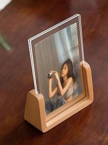 1SET Solid Wood U-Shaped Photo Frame Office Desktop Photo Wooden Table Photo - Multiple Styles - View 3