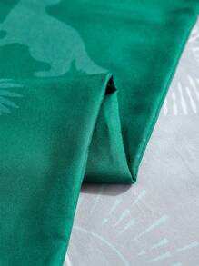 HARRY POTTER X SHEIN 绿色蛇纹羽绒被套装、礼品 - 綠色 - 查看 7