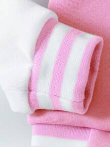 Girls Toddler Cute Unicorn Baseball Jacket, Autumn/Winter Fall