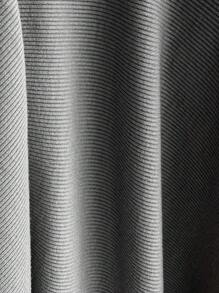 SHEIN Unity Áo thun cổ tròn tay dài màu trơn phong cách Y2K dành cho nữ, mùa thu - Xám - Xem 7