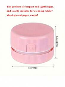 1 件台式吸尘器，迷你可爱桌面吸尘器，迷你台式吸尘器，台式吸尘器，迷你桌面除尘器节能，专为键盘/家庭/学校/办公室设计，返校