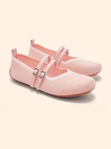 CUCCOO BASICS Giày bệt Mary Jane vải thoáng khí thoải mái CUCCOO Sweet - Hồng - Xem 4