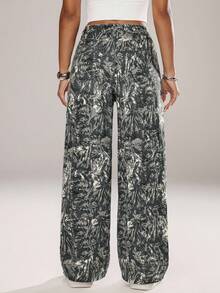 SHEIN ICON Quần jean ống đứng lưng cao phong cách retro đơn giản dành cho nữ - Nhiều màu - Xem 2