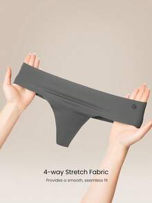 GLOWMODE 2条装轻薄透气吸汗低腰无痕隐形丁字裤日常运动内裤