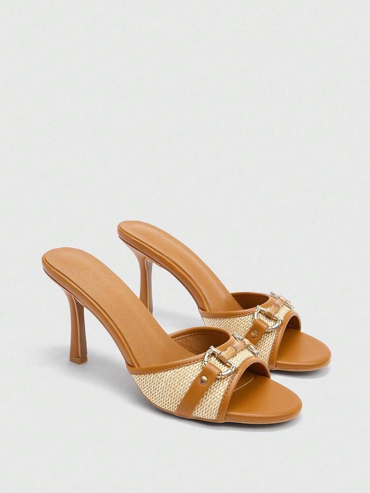 CUCCOO BIZCHIC Women's Fashion High Heel Sandals For Commuting, Summer