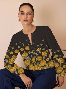 Glamance Whitebread Women's Casual Minimalist Blouse, Suitable For Autumn, Long Sleeve Shirt - Multicolor - View 4