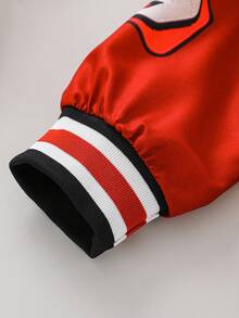 SHEIN Coolqubz 2pcs/Set Pakaian Kasual Colorblock Keren untuk Anak Laki-Laki Remaja - MultiWarna - View 5