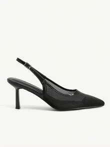 CUCCOO CHICEST Tacones altos de punta elegantes, adecuados para ir al trabajo - Negro - Ver 3