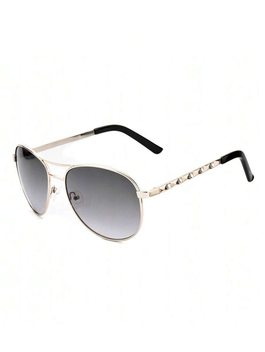 Guess SUNGLASSES - Golden/Grey Gradient - View 1