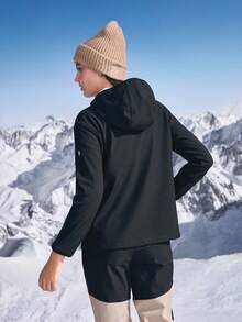 In My Nature Women's Casual Outdoor Zip-Up Hooded Jacket Waterproof Jacket Women Ski Outfit Women Women Ski Jacket Hiking Clothes Women Set Ski Suit