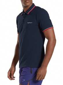 Ben Sherman Men Polo Shirts - Navy Blue - View 3