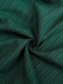 SHEIN 孕妇休闲通勤纯色哺乳连衣裙 - 綠色 - 查看 4