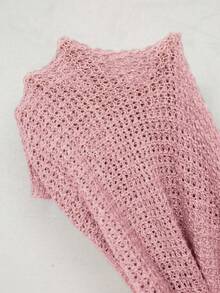 Vionelle Plus Size Casual Solid Color Drawstring Pullover Sweater Fall Winter Cloth For Women Autumn