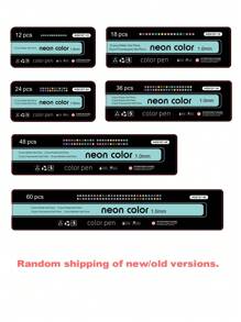 12-60pcs/Set Colorful Ballpoint Pens, 1.0mm Point Neutral Art Bullet Journaling Pens Back To School,Room Decor , Ramadan Decor, Home Decor, Bathroom Decor