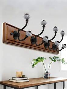 Cirelle Móc treo tường đơn bằng hợp kim kẽm, kiểu dáng cổ điển, chống gỉ, chịu lực cao, màu đồng cổ, thích hợp trang trí nhà cửa, dự án DIY, phụ kiện kim loại cổ điển, đồ trang trí treo tường mộc mạc. - Đồng - Xem 8