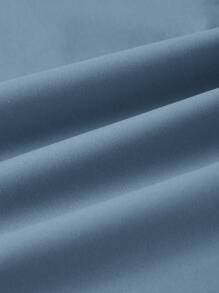 SHEIN 2 件套青少年男童休闲宽松纯色工装裤，带口袋，宽松版型梭织慢跑裤，2 种款式 - 霧霾藍 - 查看 9