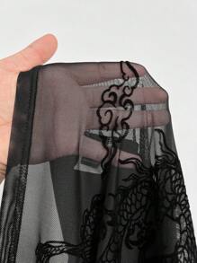 Sunspun Plus Size Women's Casual Elegant Simple Street Sexy Punk Gothic Heart Neck Backless Long Sleeve T-Shirt Fall Cloth For Women Halloween