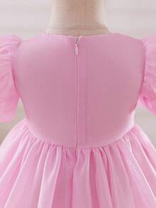 Glamorique Kids Baby Girl Flower Bridesmaid Dressbirthday Party, Wedding, Flower Girl ,Elegant,Birthday Dress,Suitable For Formal Occasions Fall Winter