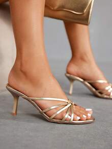 CUCCOO SZL Cuccoo Damen modische und elegante High Heel Sandalen, Sommer