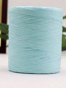 1 件拉菲草纱线手工钩编可折叠帽袋、波西米亚风海滩夏季草帽、DIY 手工编织线、时尚丝带绳、钩编渔夫帽、手工折叠拉菲草太阳帽、波西米亚风配饰 - 彩色 - 查看 11