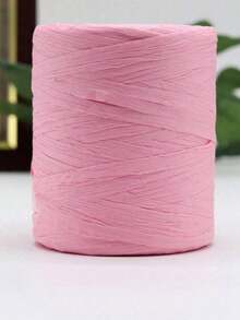 1 件拉菲草纱线手工钩编可折叠帽袋、波西米亚风海滩夏季草帽、DIY 手工编织线、时尚丝带绳、钩编渔夫帽、手工折叠拉菲草太阳帽、波西米亚风配饰 - 彩色 - 查看 15