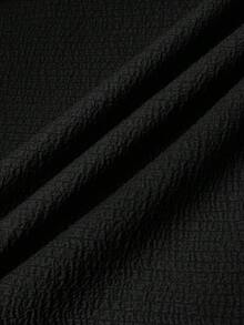 Modelyn Plus Size Solid Color Button Decor Elegant Fashion Skirt