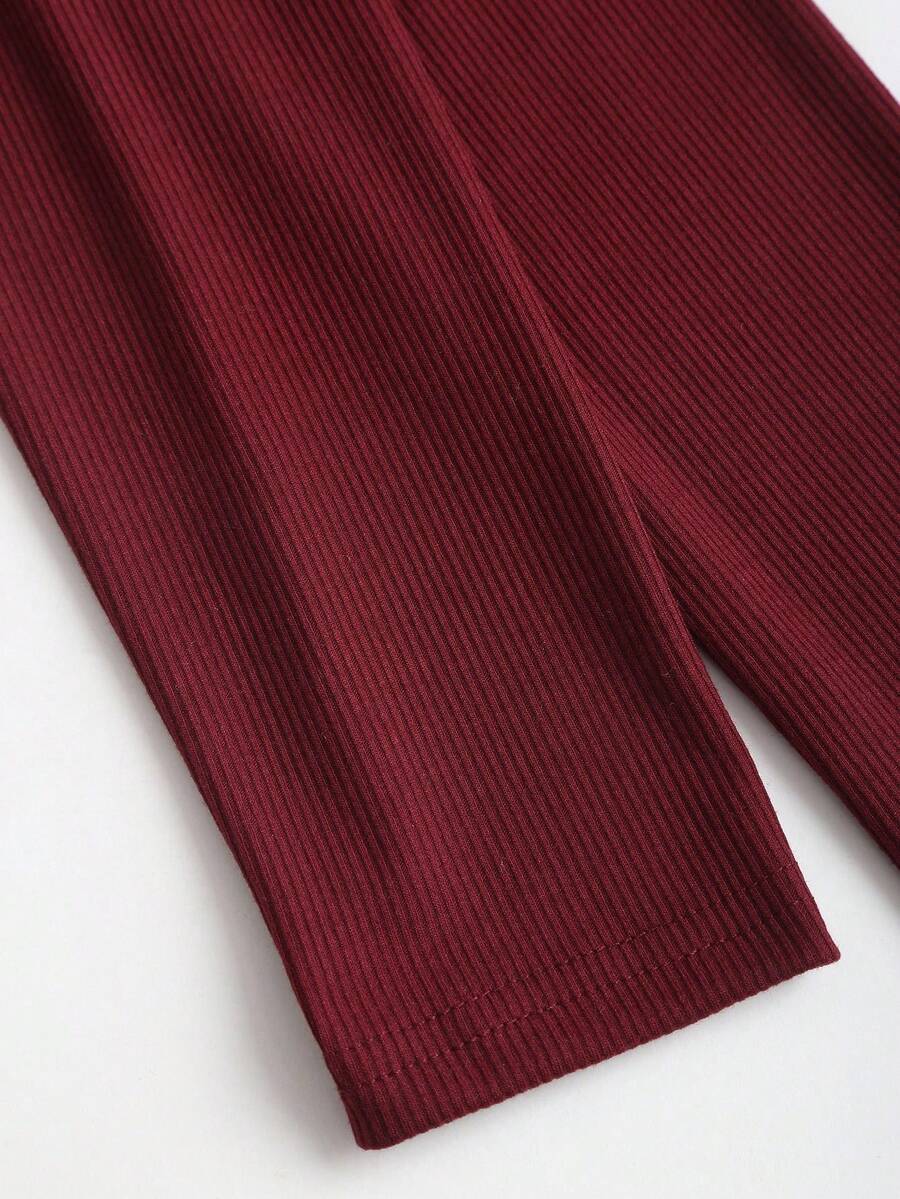 Sweetra Camiseta feminina de cor sólida com gola falsa  4