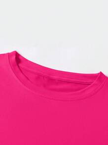 SHEIN MOOSTA 基督教时尚衬衫、基督教服饰礼品、教母、舒适的基督教街头服饰、法式美学 - 玫紅色 - 查看 6