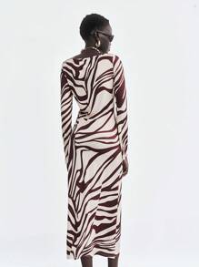 Lumivelle Halloween Women Long Dresses Fall Cloth For Women - Multicolor - View 3