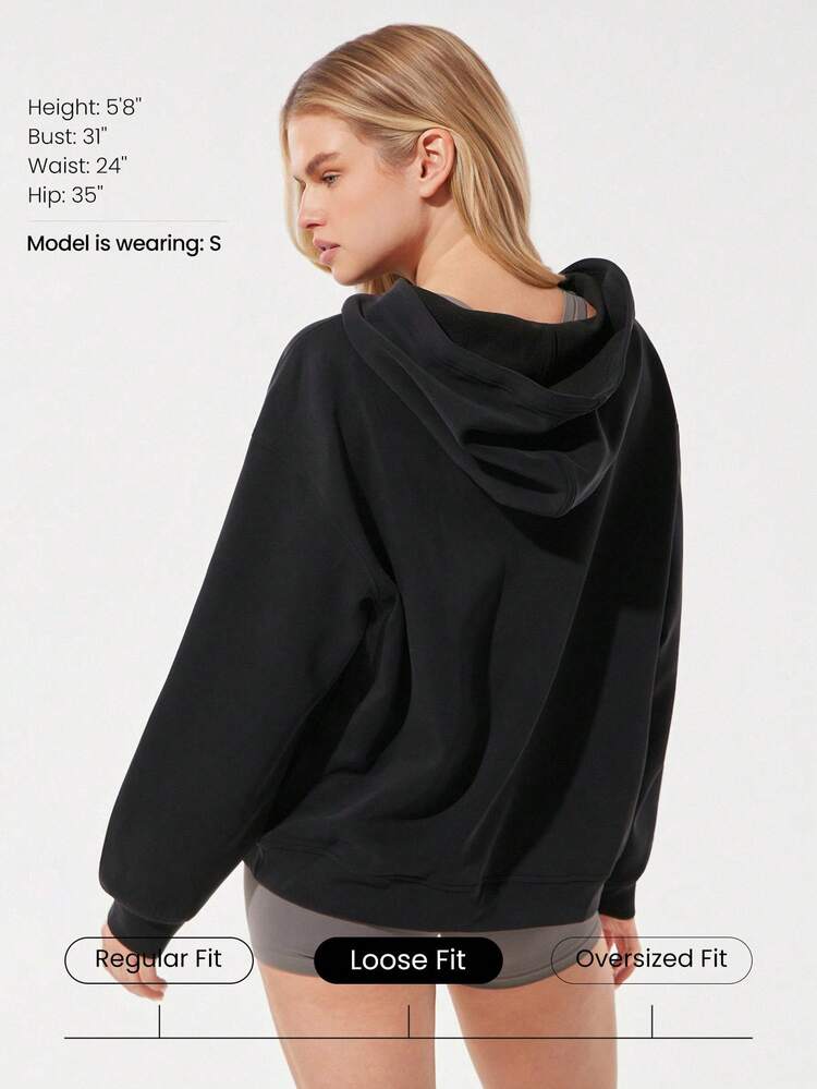 Modal Ultra-Soft Warm Smooth Loose Fit Hoodie Sweatshirt Daily Casual Wear Fall Winter