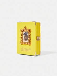 HARRY POTTER X SHEIN Book Shaped Foil Print Box Shoulder Bag - Yellow - View 5