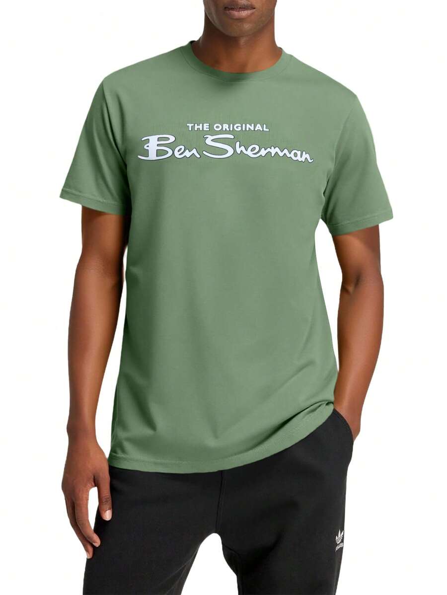 Herr T-shirts - Olivgrön - Visa 1