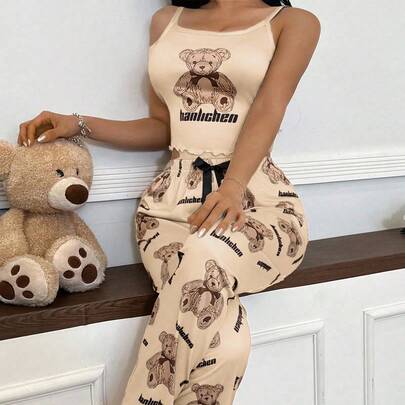 2Pcs Cute Bear Prin…