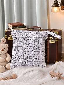 1 件防水湿袋，可水洗，可重复使用，适用于旅行、海滩、泳池、脏运动服、湿泳衣、洗漱用品 - 彩色 - 查看 3