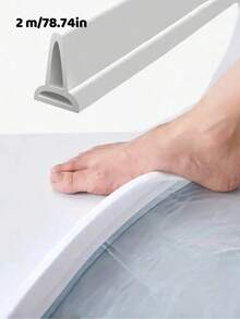 1 件适用于淋浴底座和浴室门的防水密封条 | 防滑门槛密封 | 卫生间地板屏障 | 阻水过渡条 | 3 种尺寸：1M（39.37 英寸）、2M（78.74 英寸）、3M（118.11 英寸）长度 - 彩色 - 查看 5