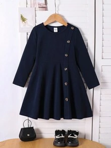 Emery Rose Kids Emery Rose Kids 女童优雅休闲圆领套头开衩中长连衣裙,适合上学、日常休闲穿着,秋冬季女童生日、母女装、万圣节、返校季等场合。女童藏蓝色连衣裙,女童藏蓝色连衣裙,女童长袖连衣裙,女童纽扣连衣裙,女童藏蓝色连衣裙,女童藏蓝色纽扣连衣裙,女童深蓝色连衣裙,藏蓝色连衣裙,藏蓝色连衣裙,女童纽扣连衣裙,女童纽扣连衣裙,女童藏蓝色纽扣连衣裙 - 寶藍色 - 查看 4