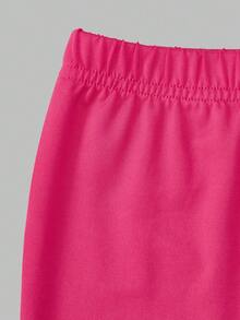SHEIN 4 件套青少年女孩休闲卡通樱桃和蝴蝶结印花服装，适合日常居家或户外穿着，甜美风格秋冬服装 - 彩色 - 查看 7